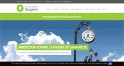 Desktop Screenshot of gougeon.fr