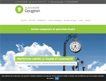 Tablet Screenshot of gougeon.fr